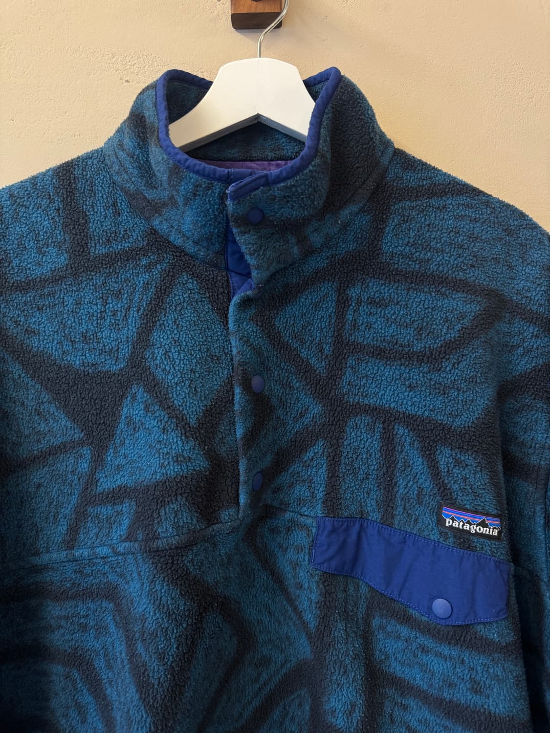 파타고니아 신칠라 블루 스톤 아즈텍 패턴 L 상품이미지4