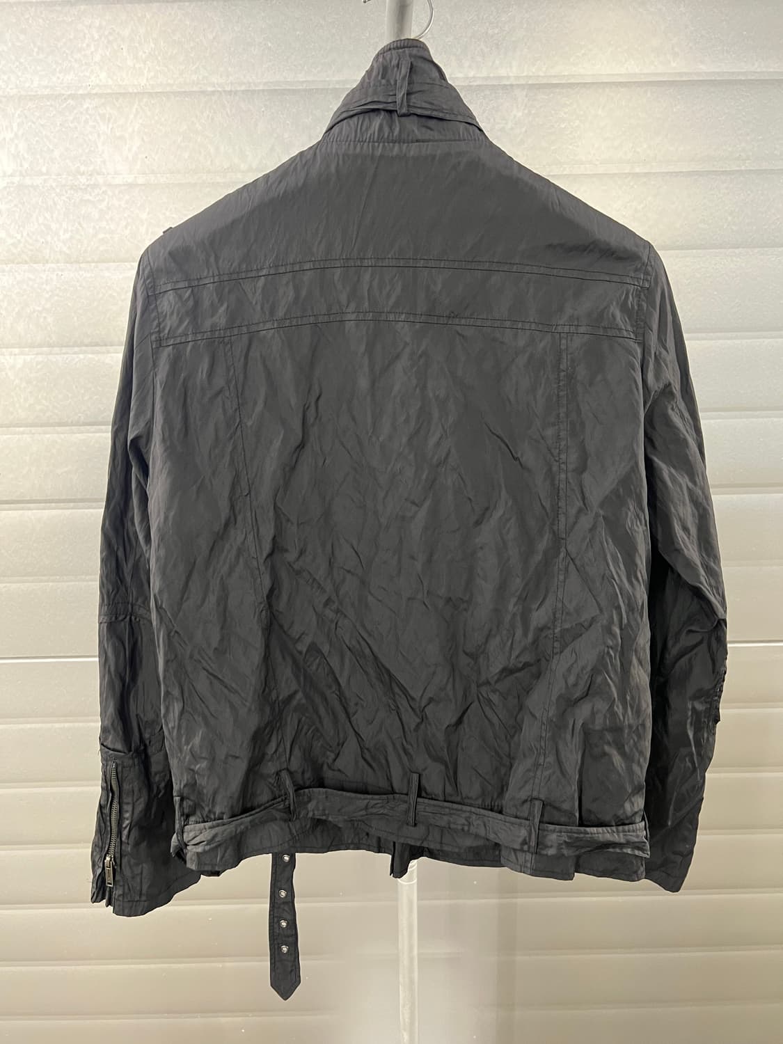 E.Z by Zegna 제냐 블랙 라이더 자켓 상품이미지5