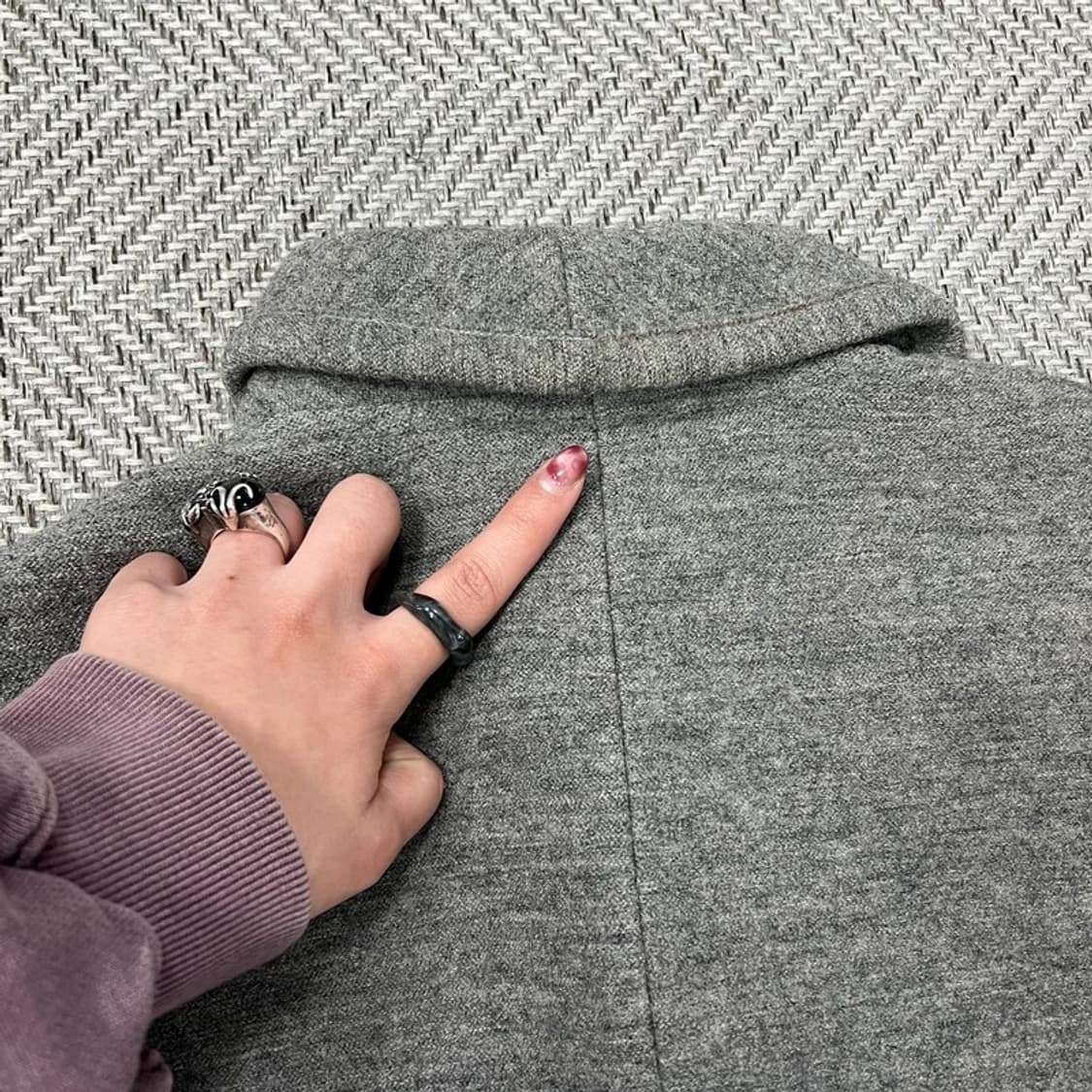 가이거 플라워 울 코트 v0667 상품이미지7