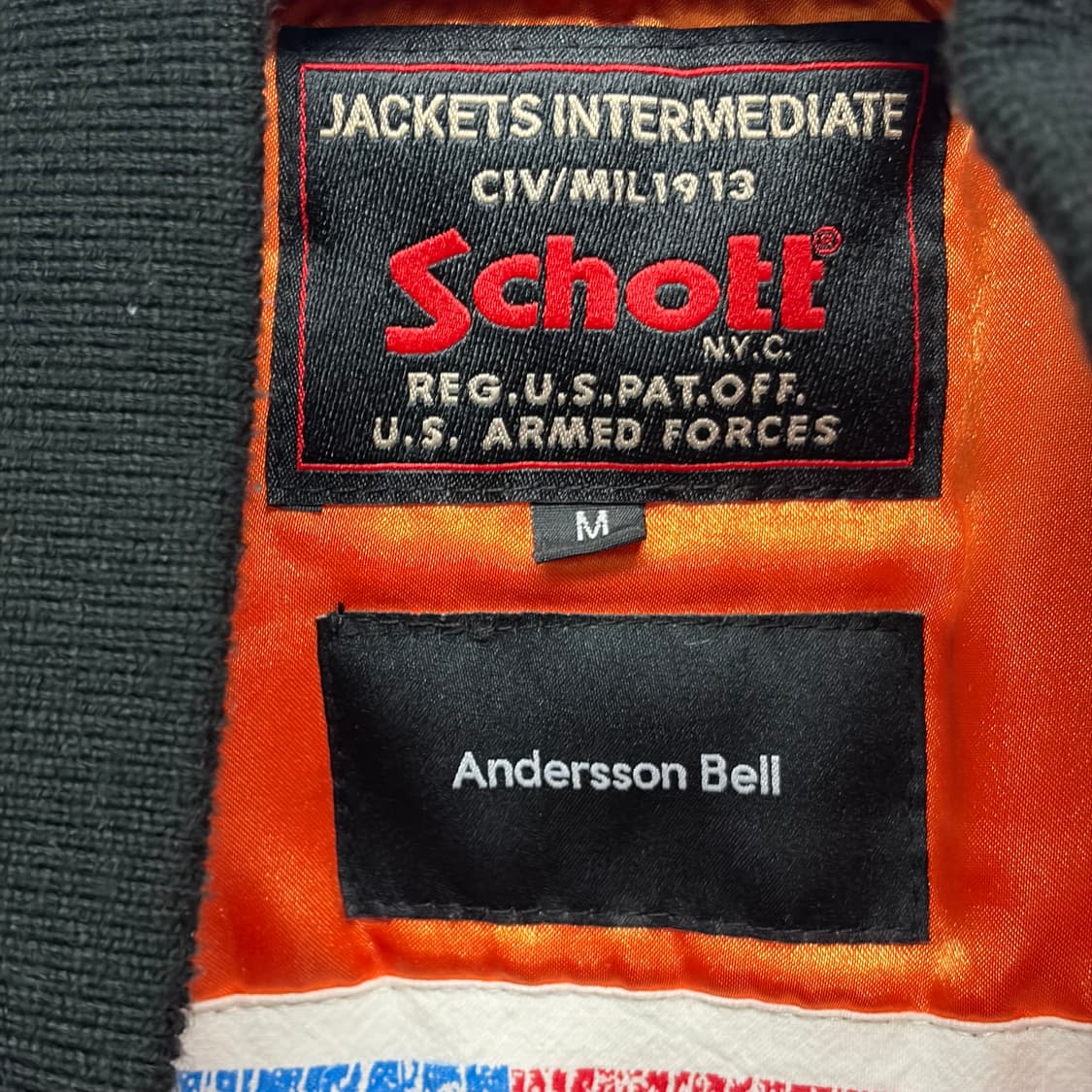 Schott 엔더슨벨 Ma-1 상품이미지6