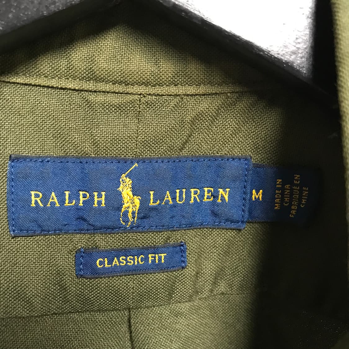 폴로 랄프로렌 카키 셔츠 M 상품이미지5