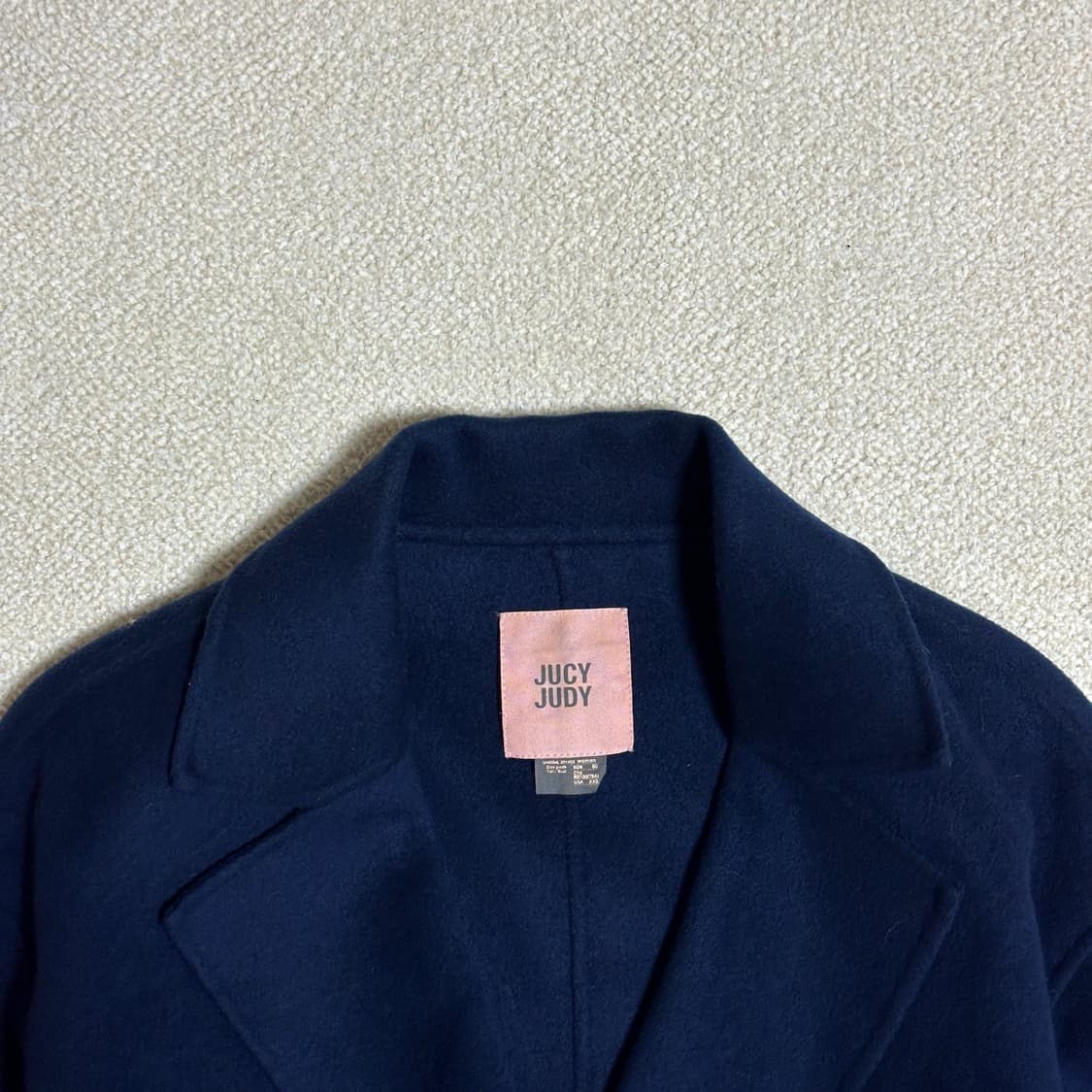 쥬시쥬디 울캐시미어 핸드메이드 벨티드 코트 상품이미지6