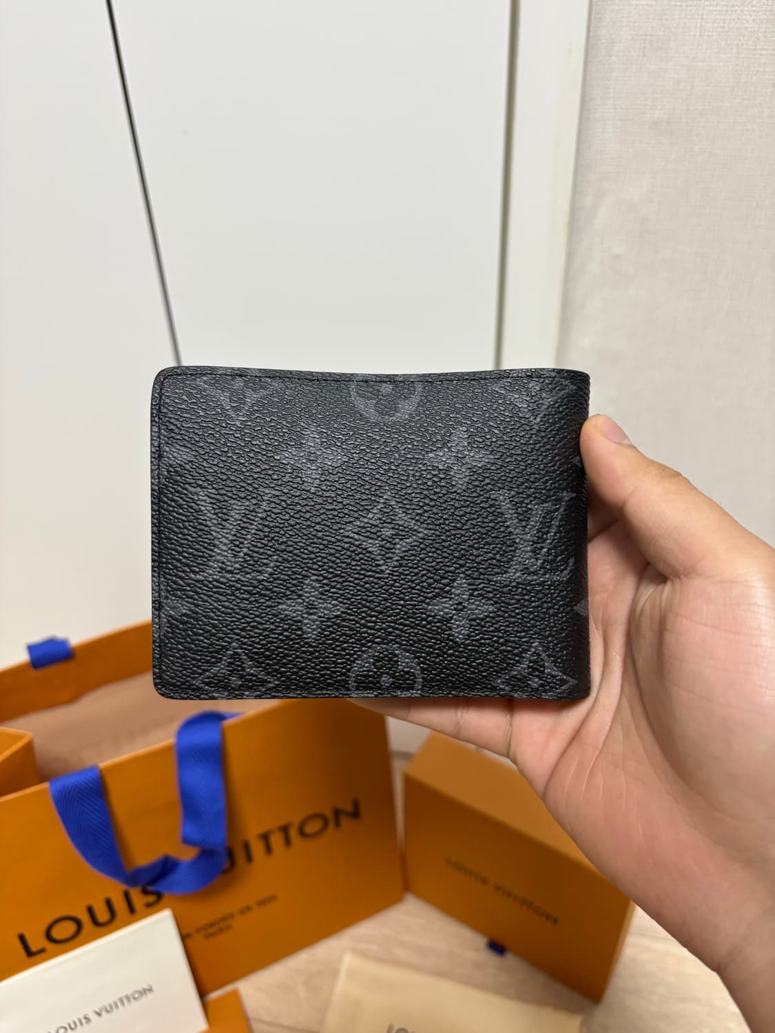 (새상품급, 풀구성) 루이비통 이클립스 멀티플 반지갑 상품이미지3