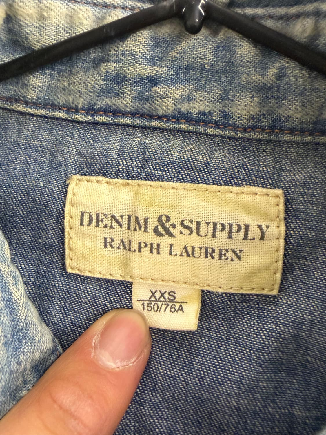 Polo Denim & Supply denim shirt XXS 상품이미지5