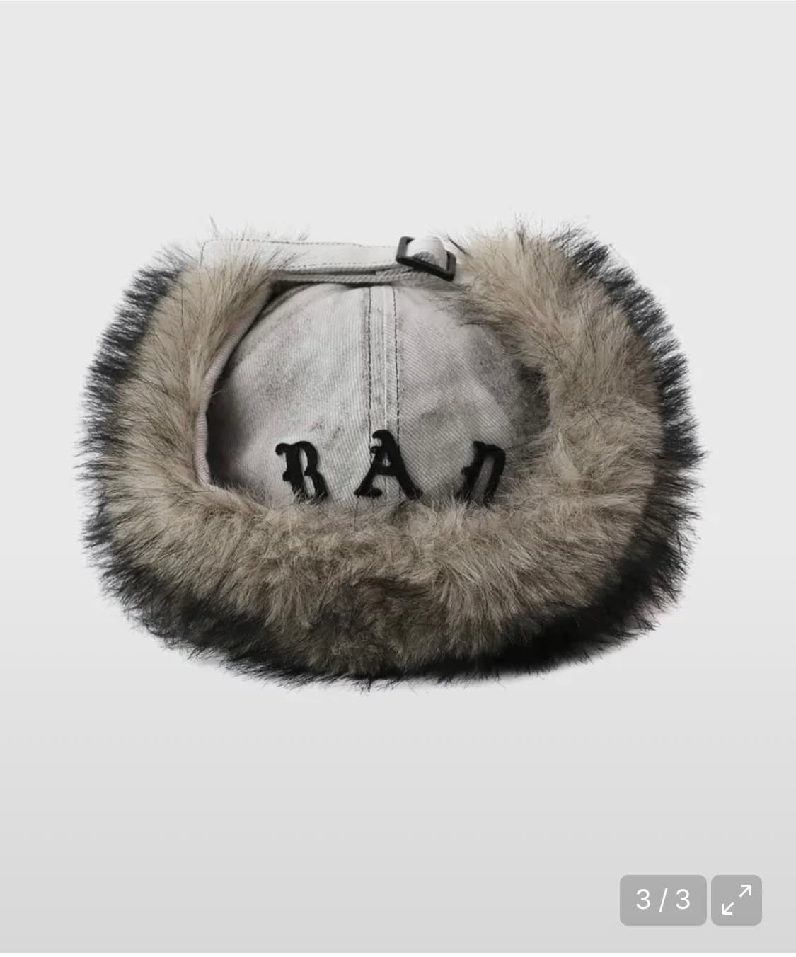 배드블러드 미스틱 트래퍼 햇 더스티 화이트 상품이미지3