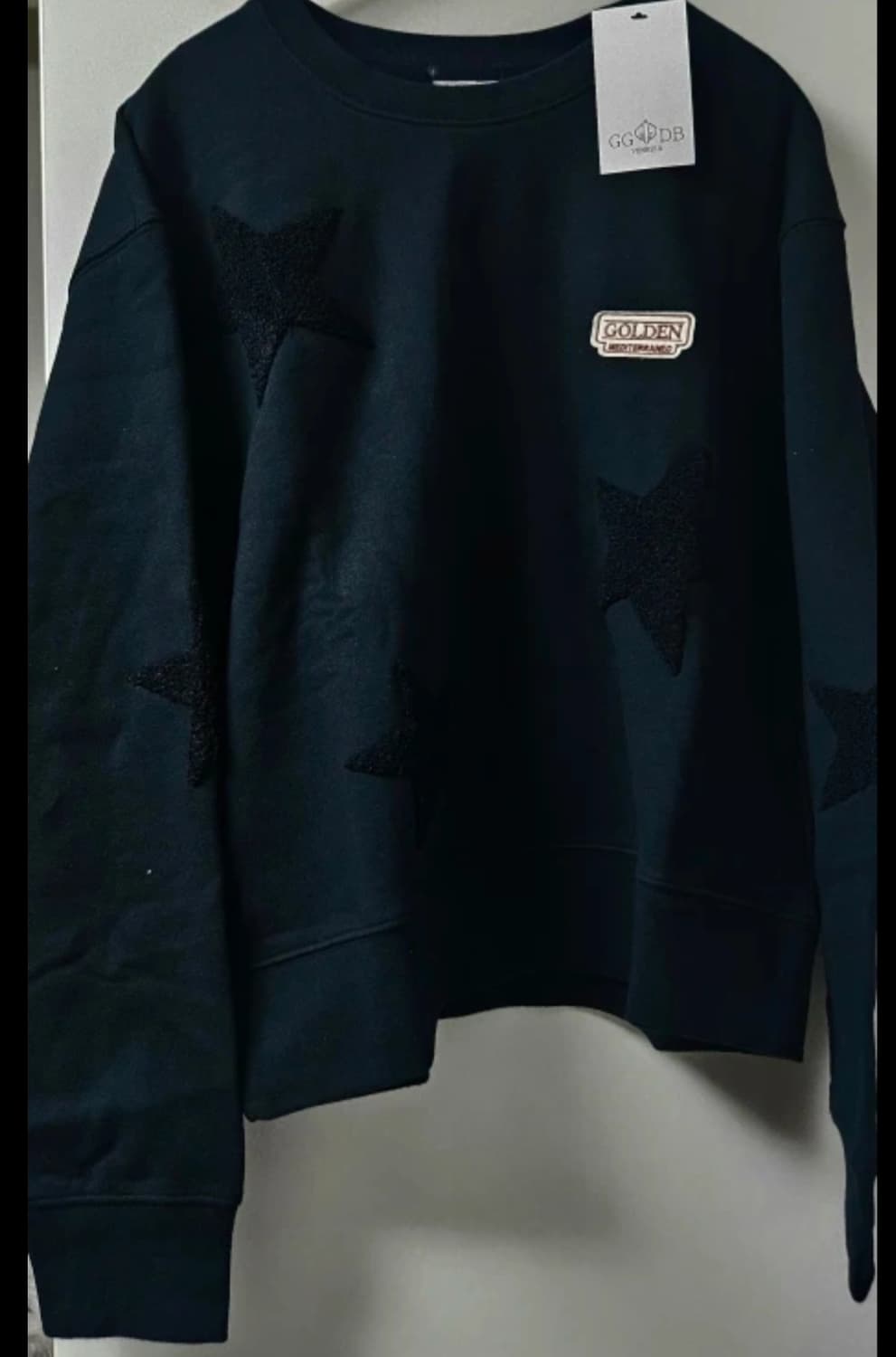 골든구스 블랙 기모스웨트셔츠s 상품이미지1