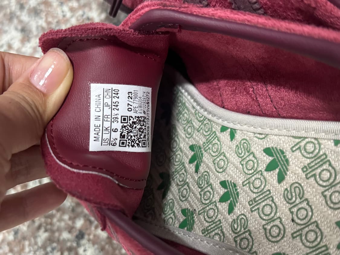 아디다스 토바코 버건디 240 상품이미지8