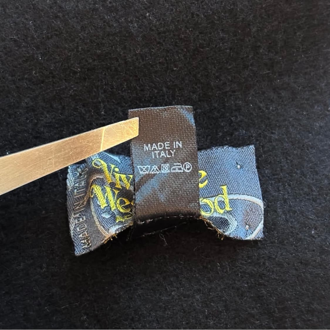 비비안웨스트우드 블랙 울 머플러 상품이미지6