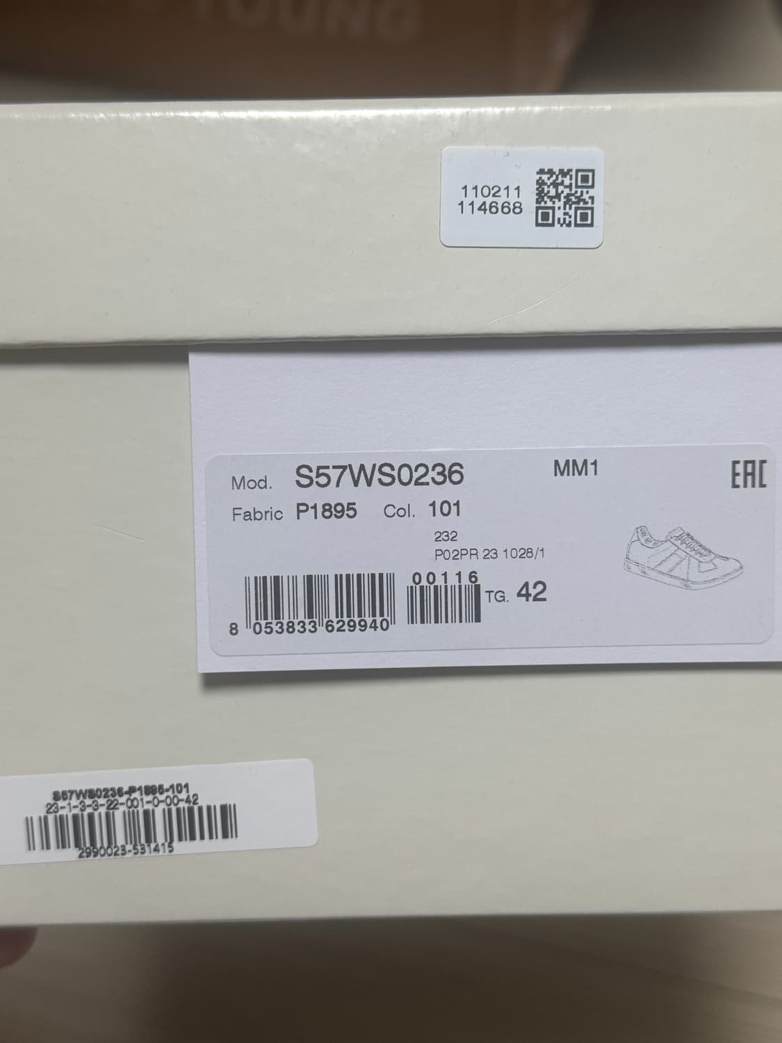 메종 마르지엘라 카프스킨 레플리카 스니커즈 42 상품이미지6