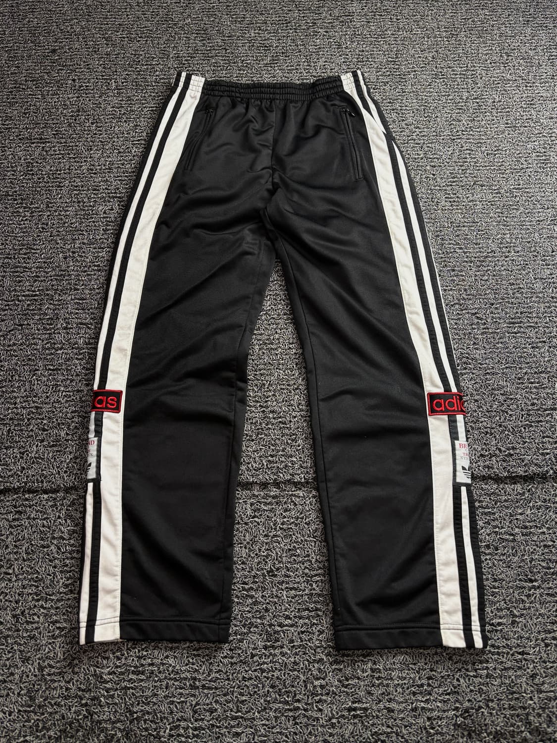 90s 아디다스 사이드 라인 버튼 스냅 트랙 팬츠 3350 상품이미지2