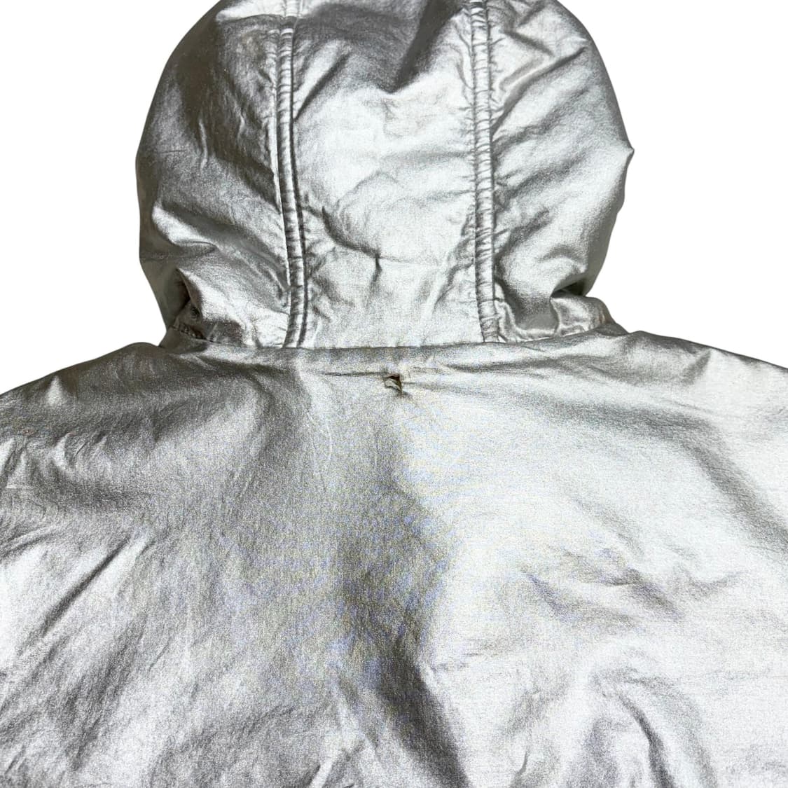 스톤아일랜드 실버 양털 바람막이 스타일 후드 자켓 (M) 상품이미지5