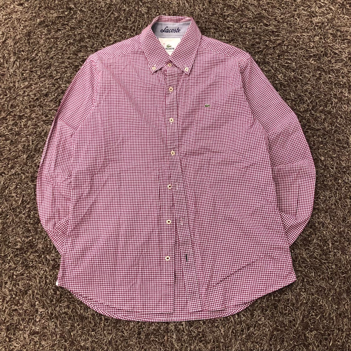 105 라코스테 체크 셔츠 상품이미지1