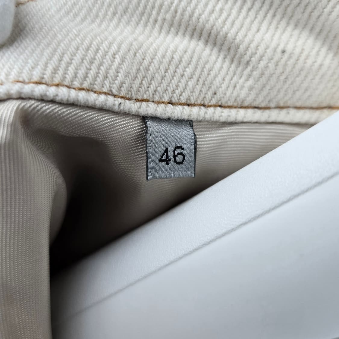 디올X데님티어스 디올티어스 백로고 데님 블루종 자켓 46 상품이미지4