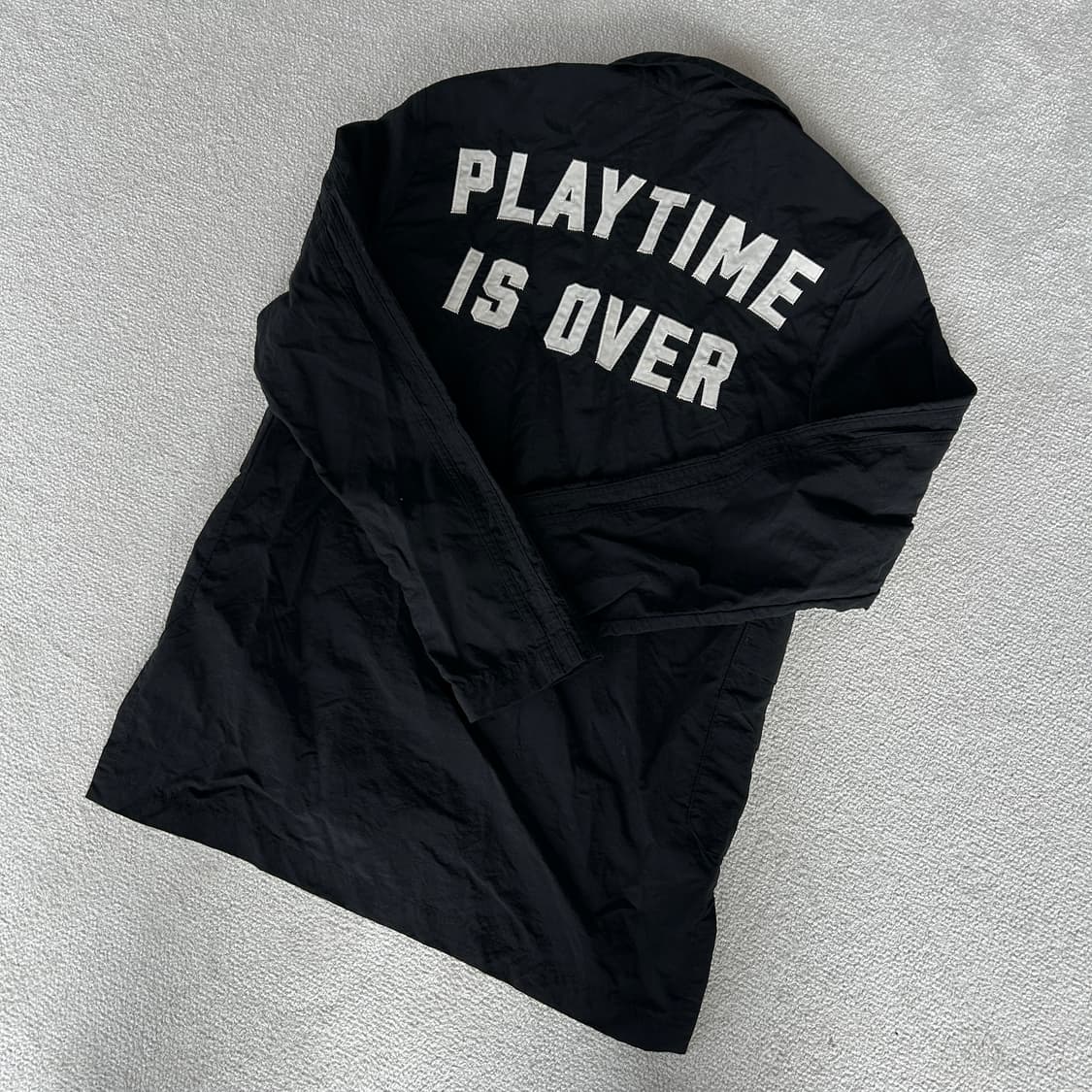 아디다스 PLAYTIME IS OVER 블랙 코트 s 상품이미지6