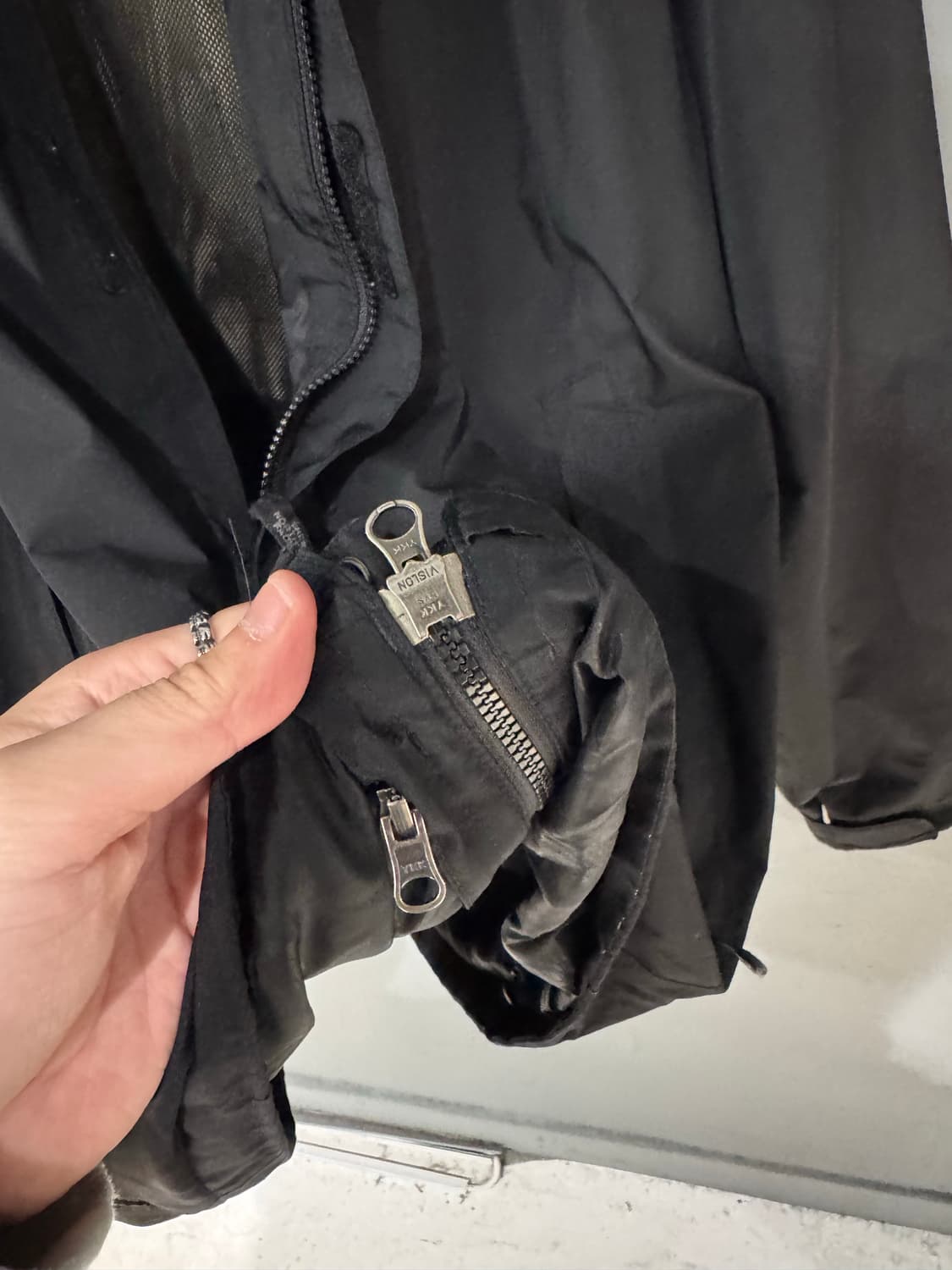 노스페이스 고어텍스 블랙 투웨이 바람막이  상품이미지10