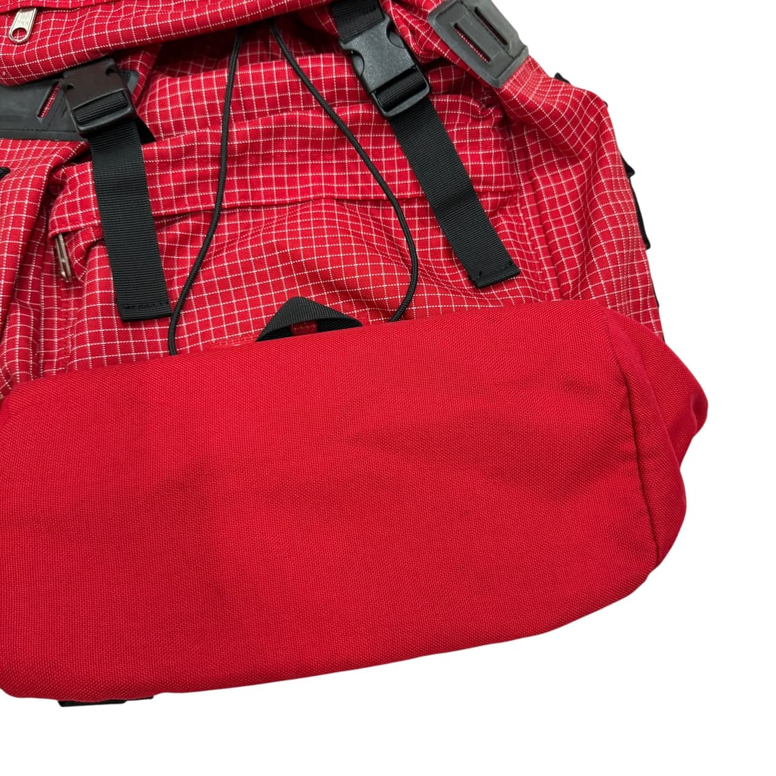 09FW 슈프림 드로우스트링 복조리 백팩 가방 체크 레드 상품이미지8