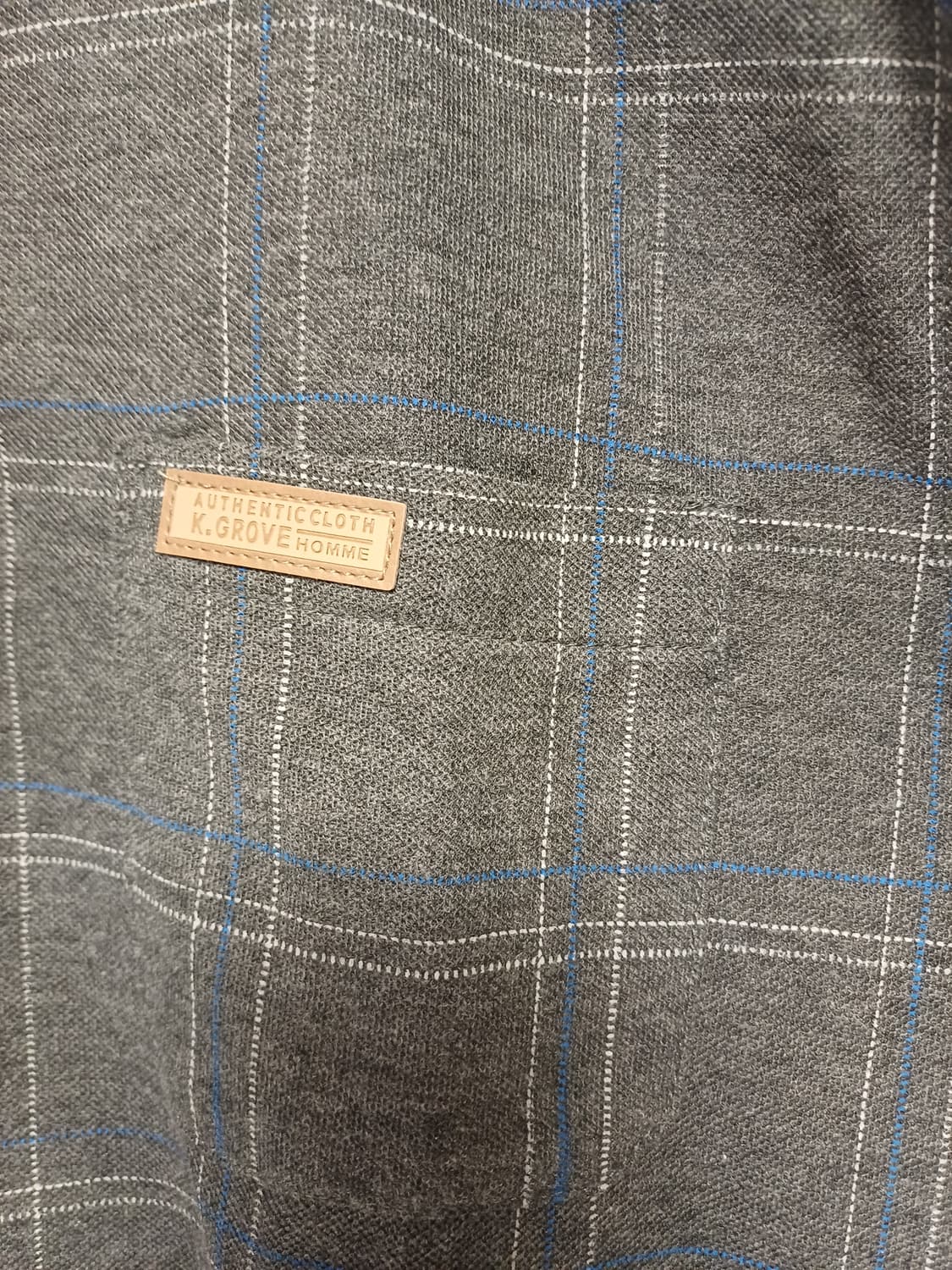 [새상품/J-Vintage] KENGROVE HOMME 라인 자카드 체크 상품이미지3