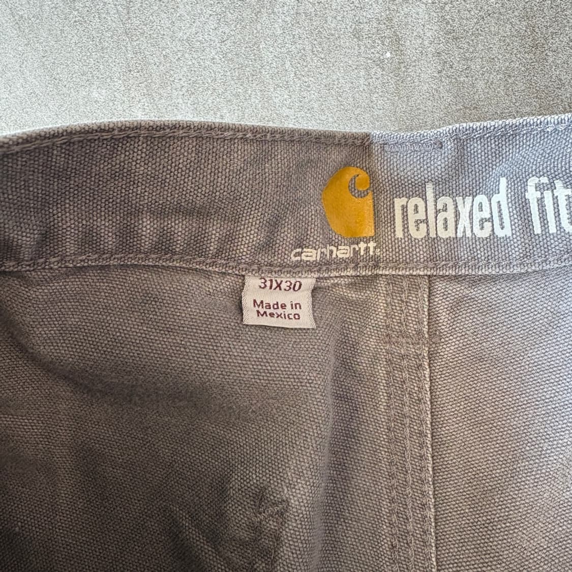칼하트 오리지널 그레이 워크 팬츠 바지 상품이미지5