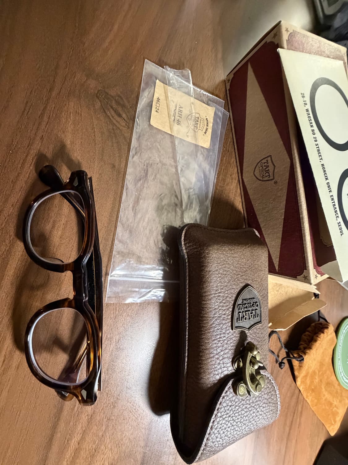 타르트옵티컬 ARH 46 안경 풀세트 (브라운, 톨토이즈) 상품이미지1