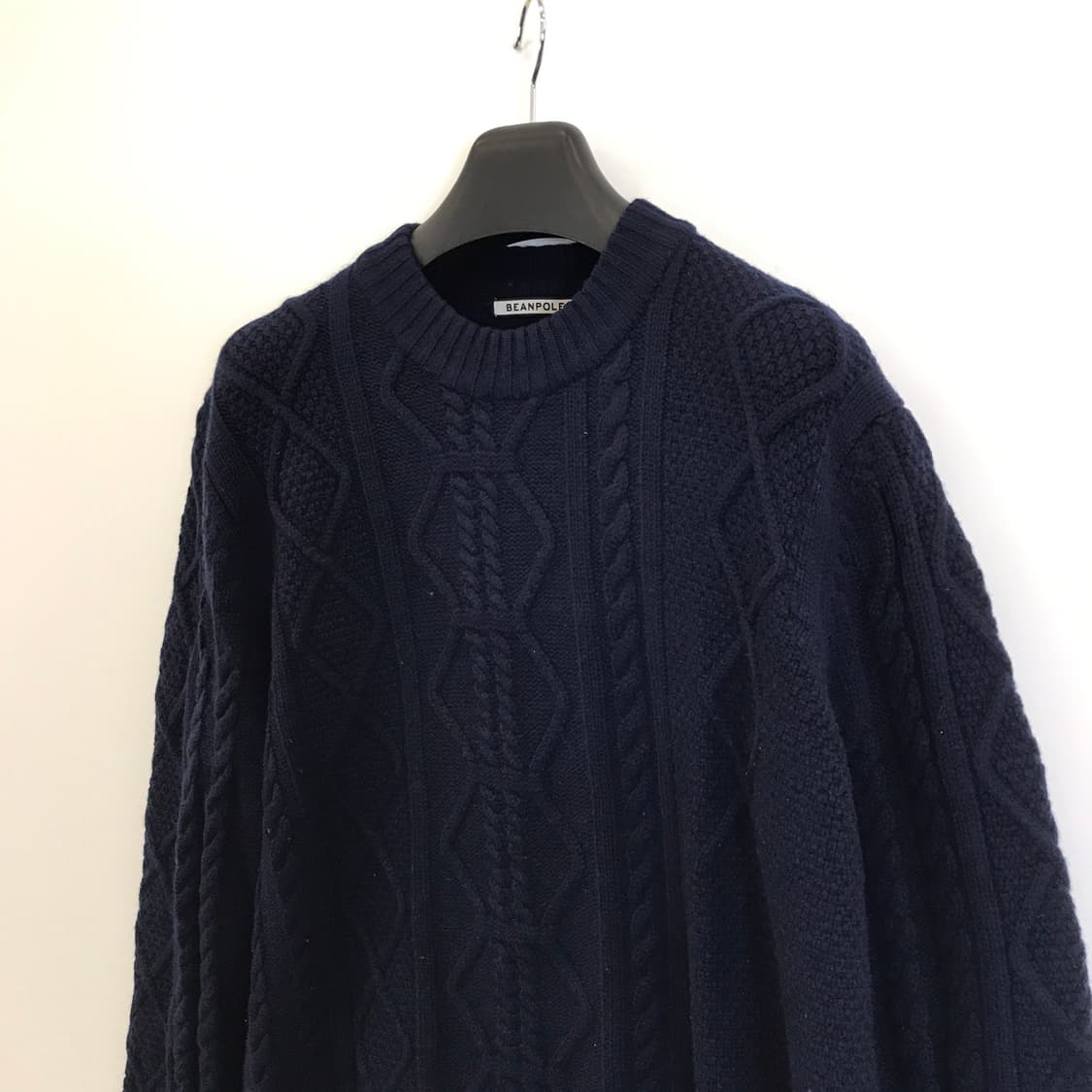 빈폴 헤비울 케이블니트 네이비 [105사이즈] 상품이미지2