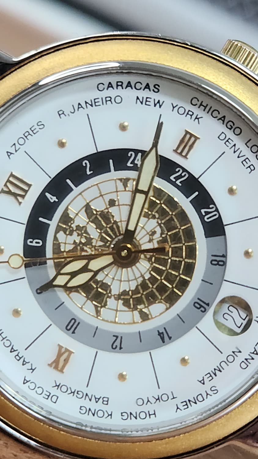 #  ECCO 에코 빈티지 레어 월드타임 명품시계 급처 상품이미지9