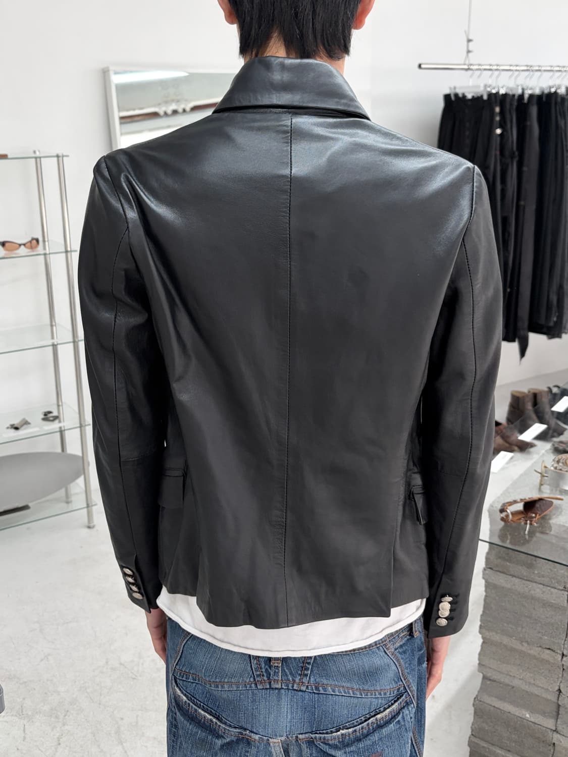 노아이디 나플레옹 레더 자켓 상품이미지4