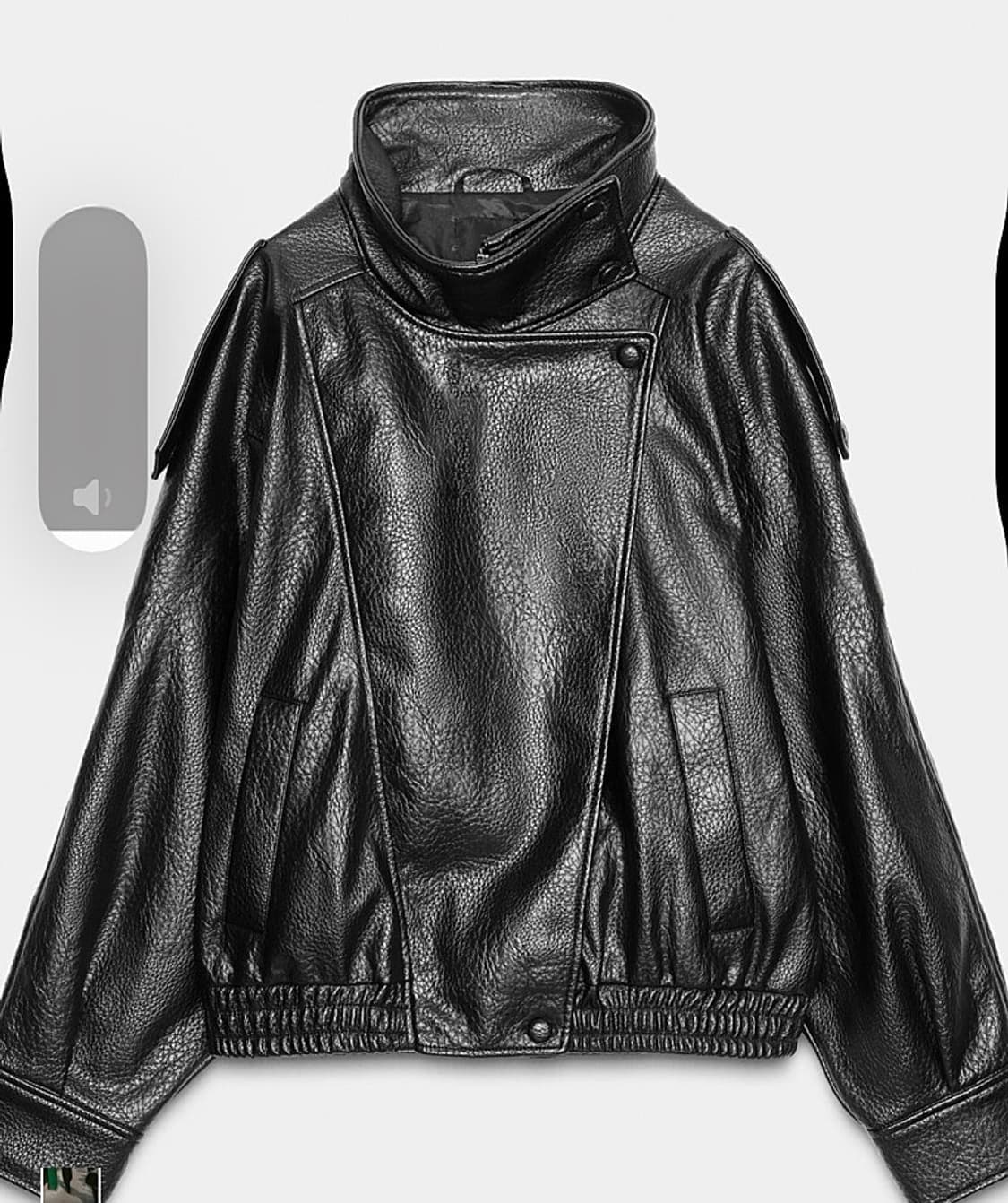 자라 페이크 레더자켓 상품이미지1