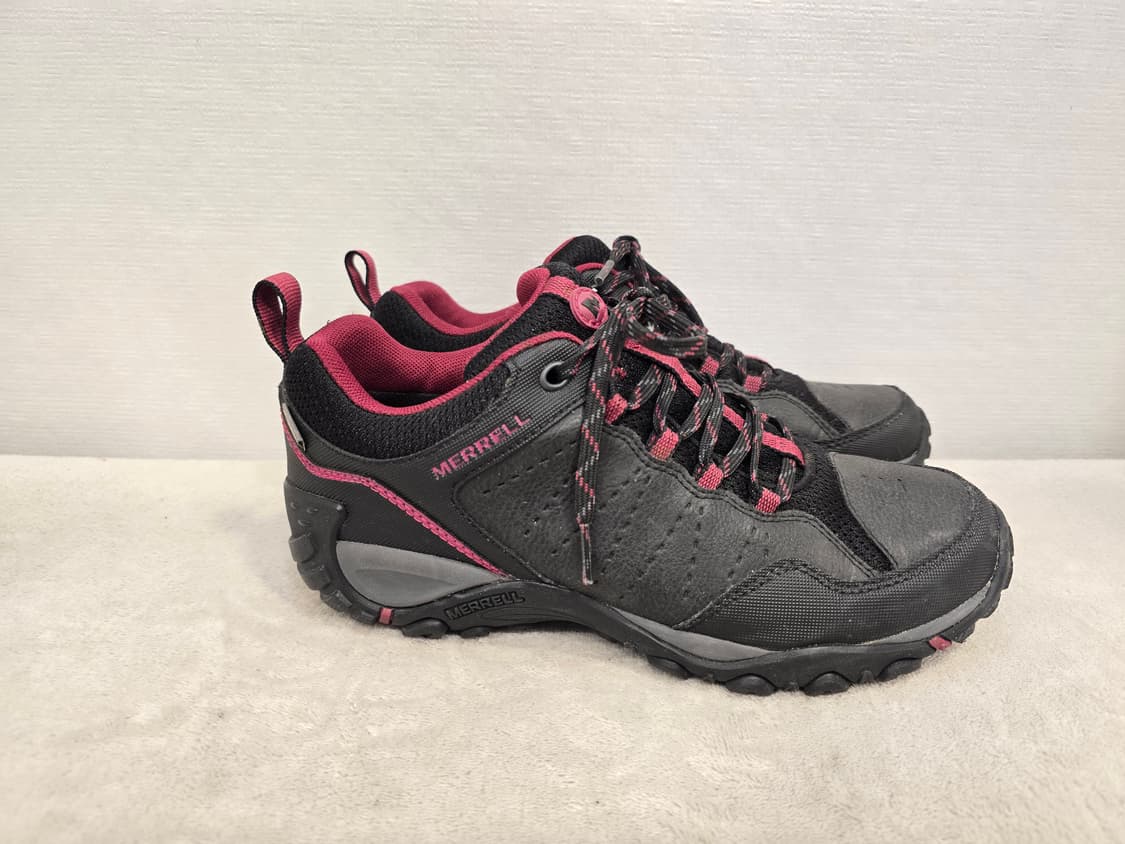 머렐 여성 트레킹화 블랙/레드 240~245 상품이미지3