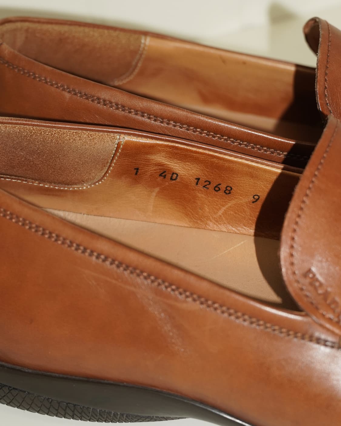 프라다 브라운 슬립온 로퍼 상품이미지2