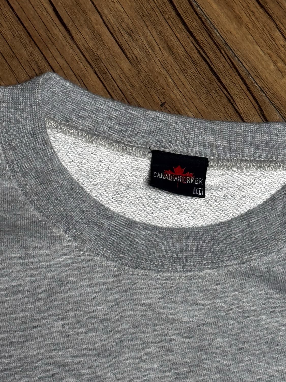 [XL] 캐나디안 크리크 자수 회색 스웻셔츠 상품이미지4