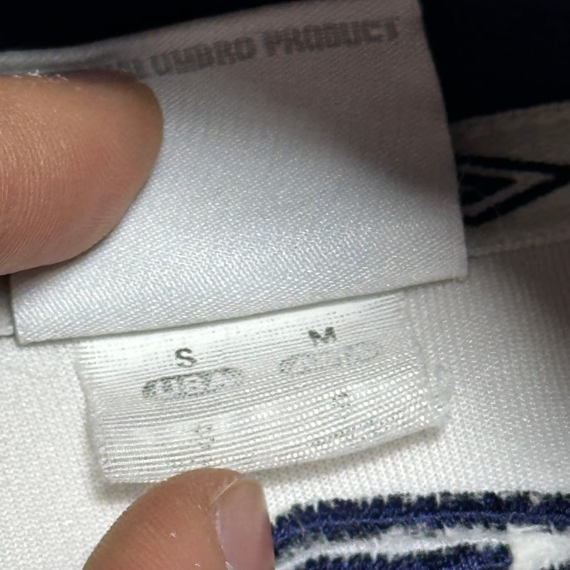 M 엄브로 잉글랜드 화이트 트랙탑 상품이미지5