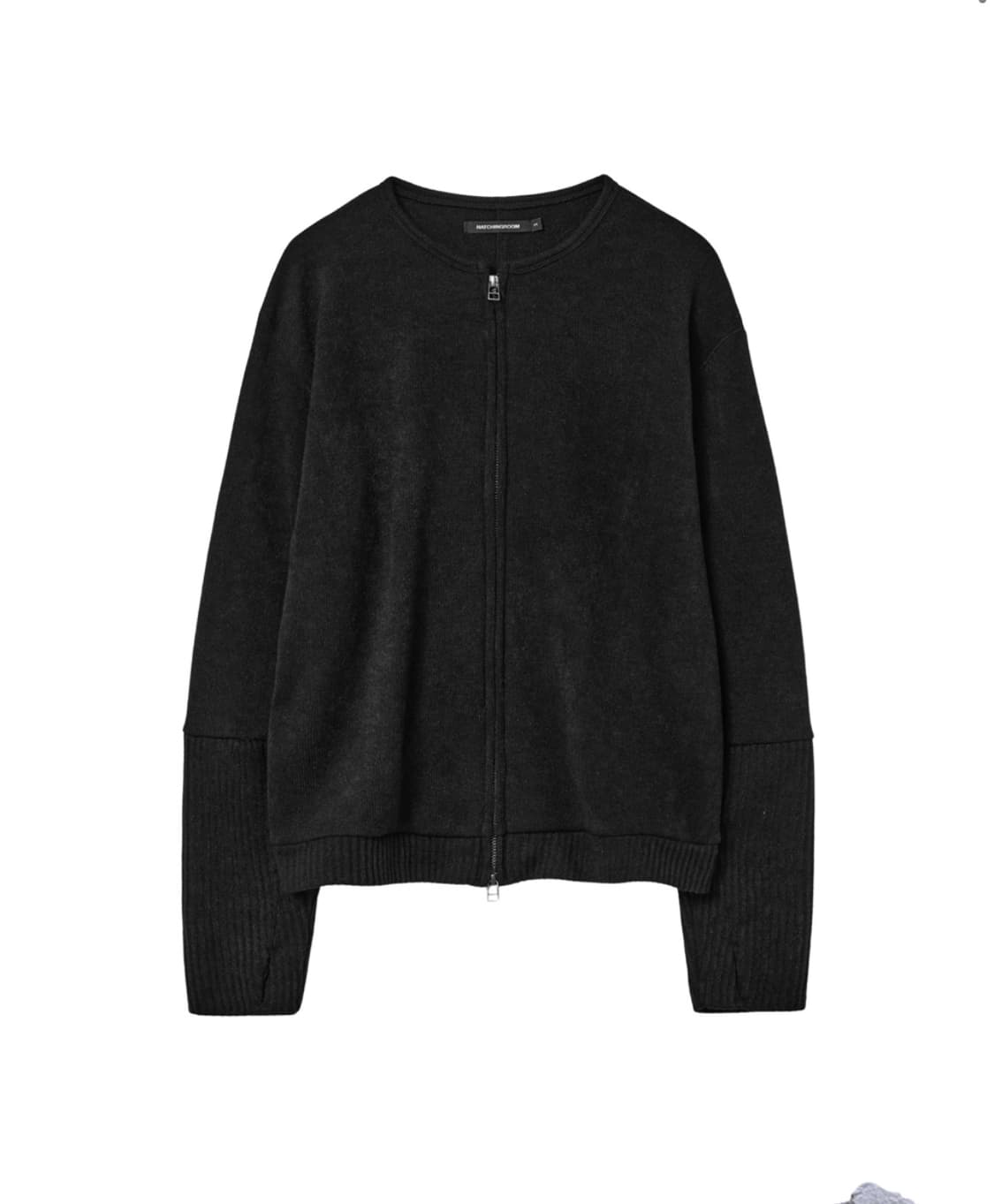 해칭룸 레이어 가디건 애쉬블랙 상품이미지1