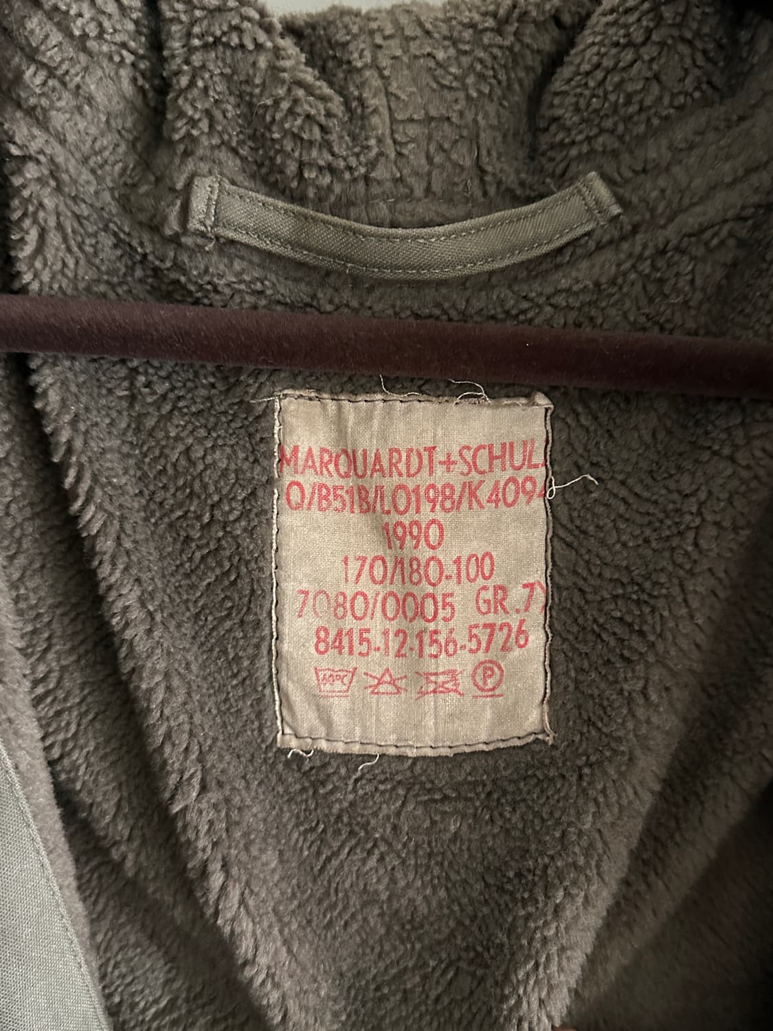 1990년 독일군 보아 라이너 파카 (Gr.7) 상품이미지10