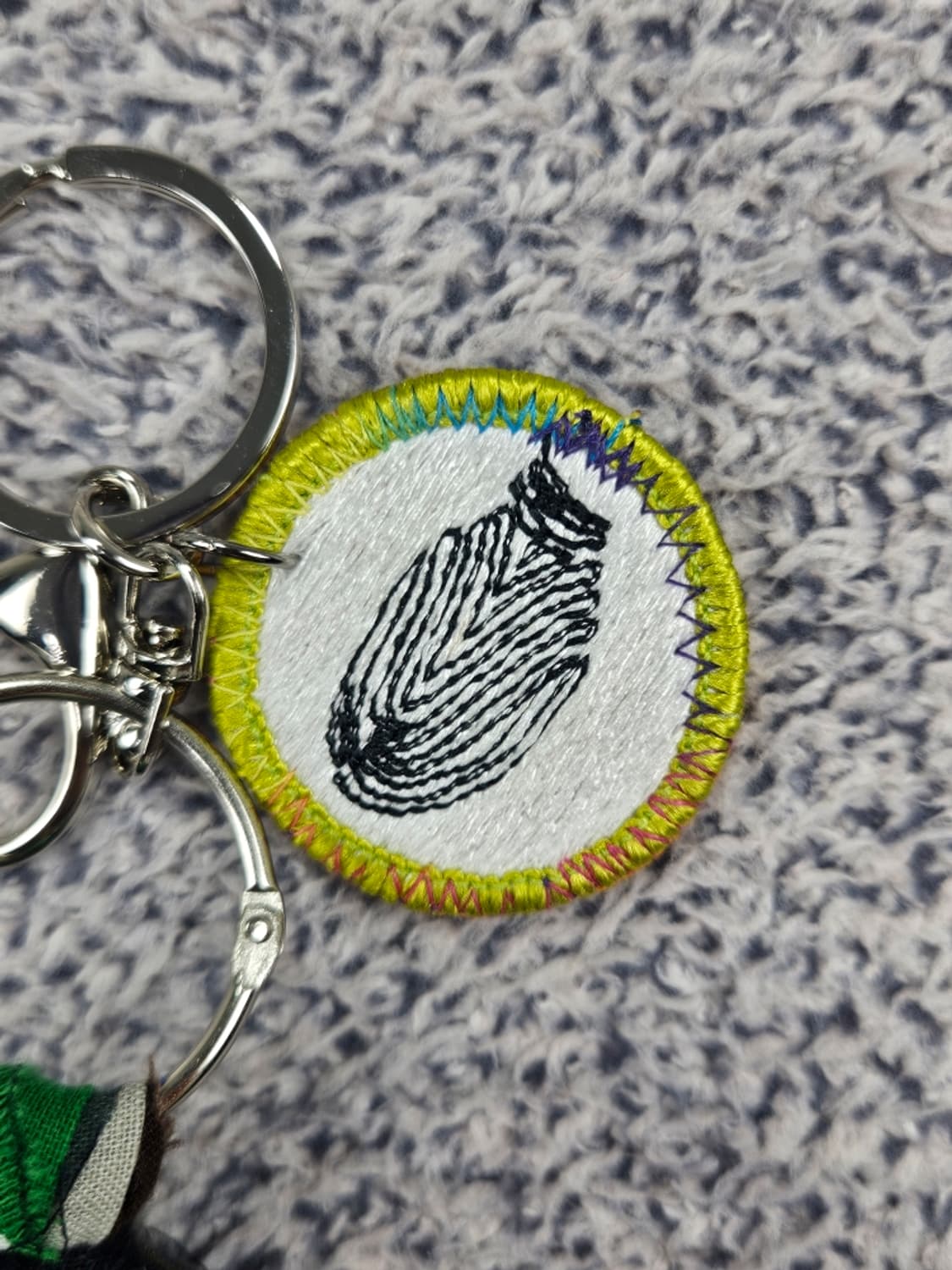 핸드메이드 커스텀 패치 반다나 카라비너 키링 ( OS ) / 11680 상품이미지3