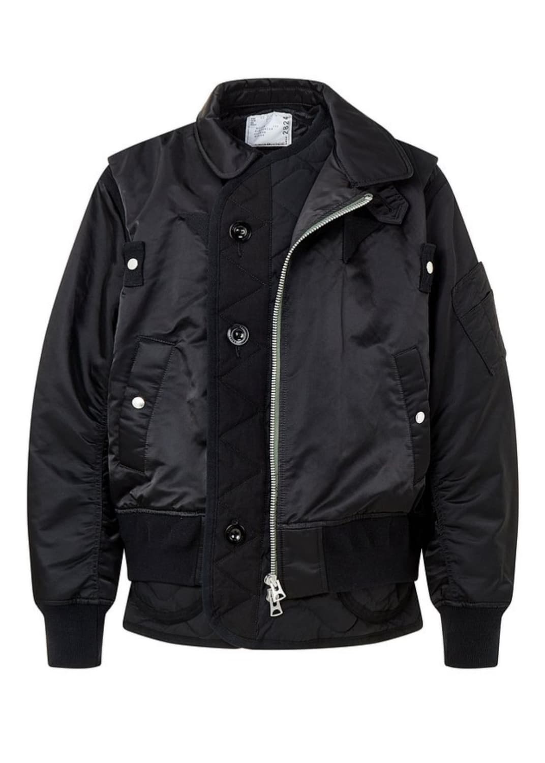 사카이 나일론 트윌 믹스 블루종 봄버 자켓 상품이미지1