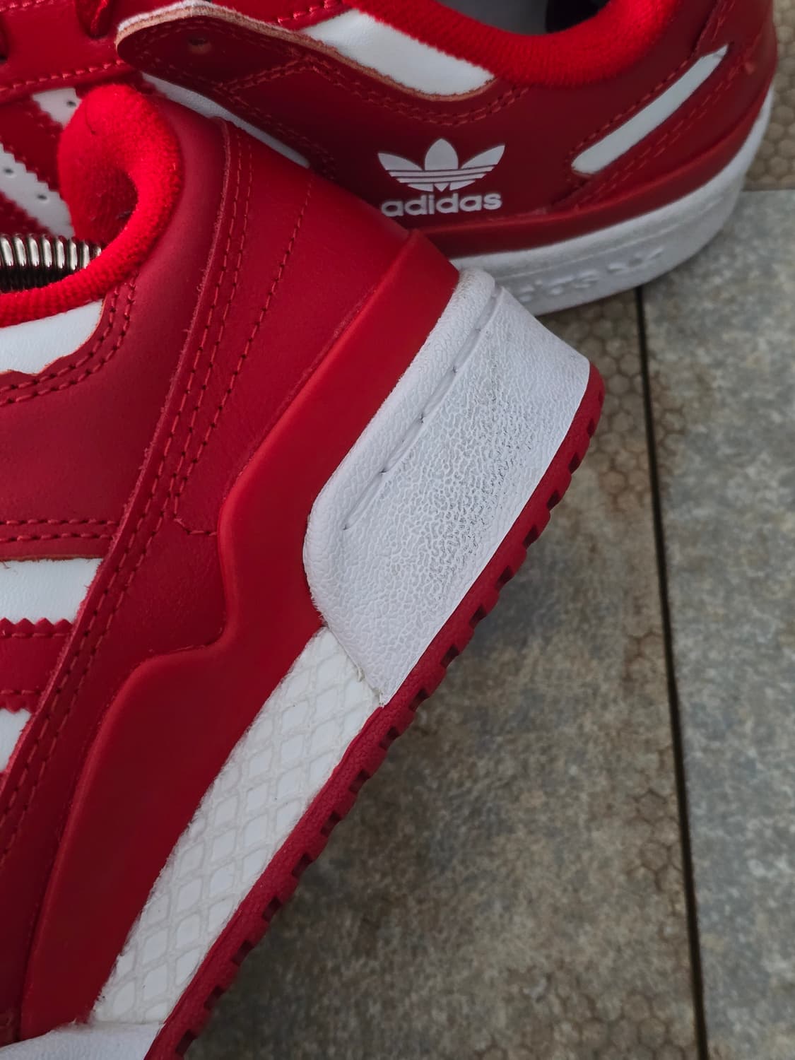 (230)아디다스 포럼 로우 스칼렛  상품이미지6