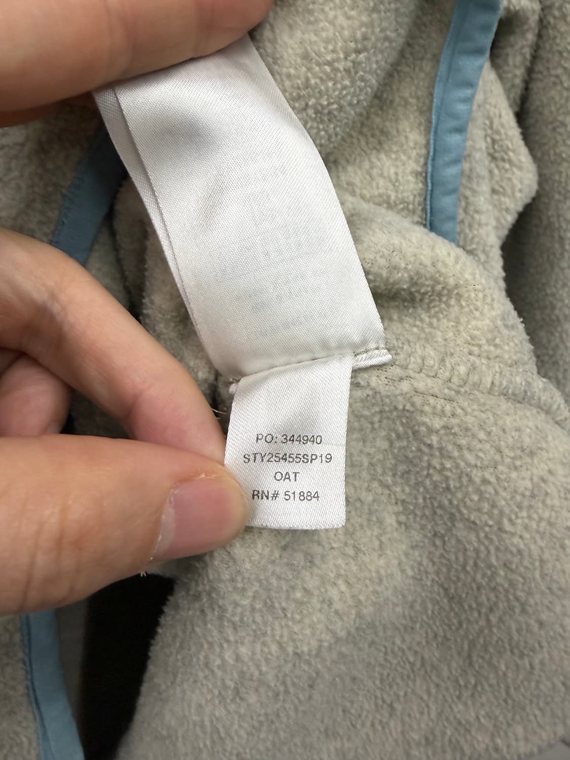 파타고니아 신칠라 플리스 풀오버 아이보리 상품이미지9