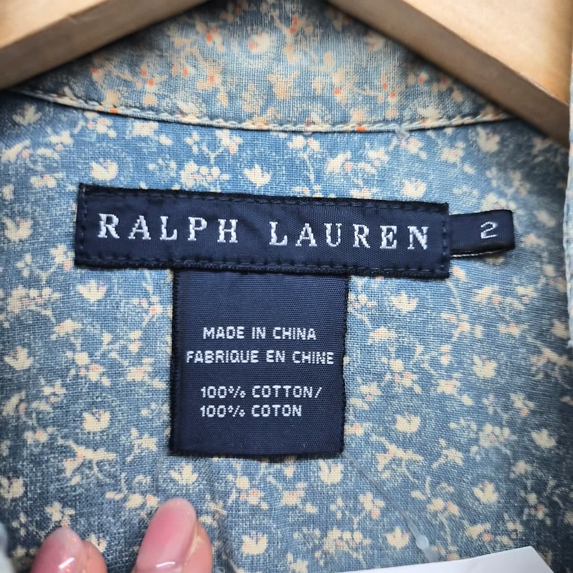 폴로 랄프로렌 플라워 웨스턴 셔츠 S 상품이미지7