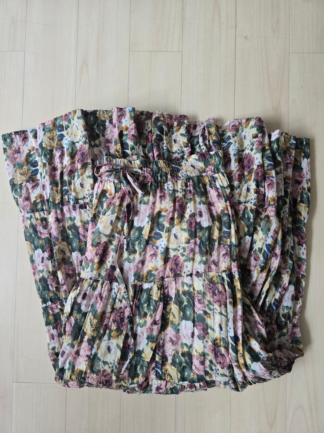 Vintage 플라워 Tiered Skirt 상품이미지7