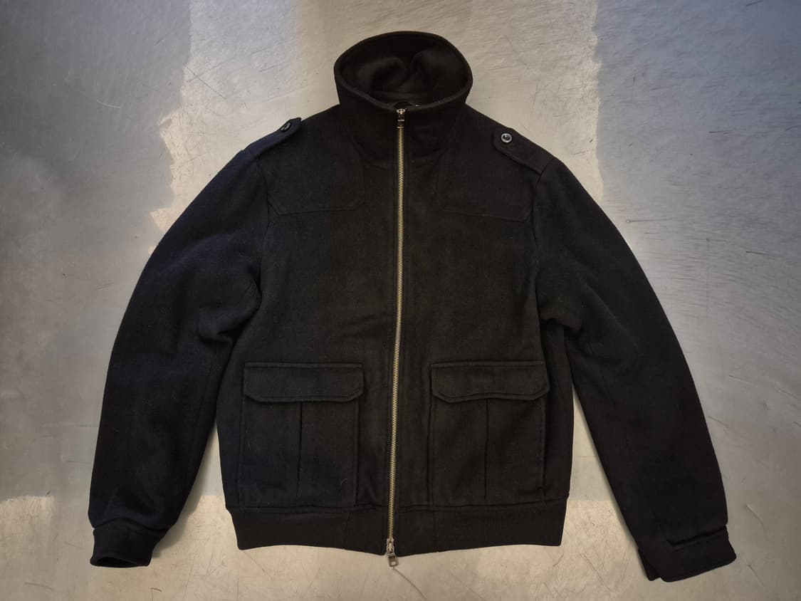 알마니익스체인지 울 블루종 상품이미지1