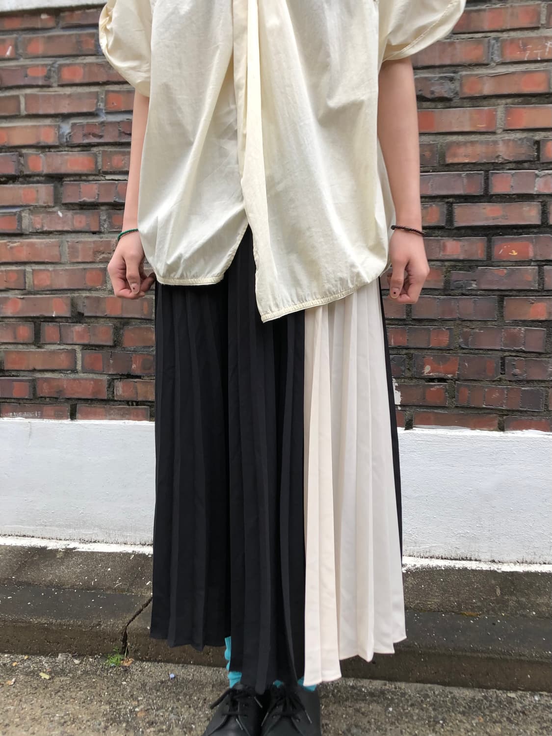 Karl Lagerfeld Chiffon Pleats Skirt 상품이미지2