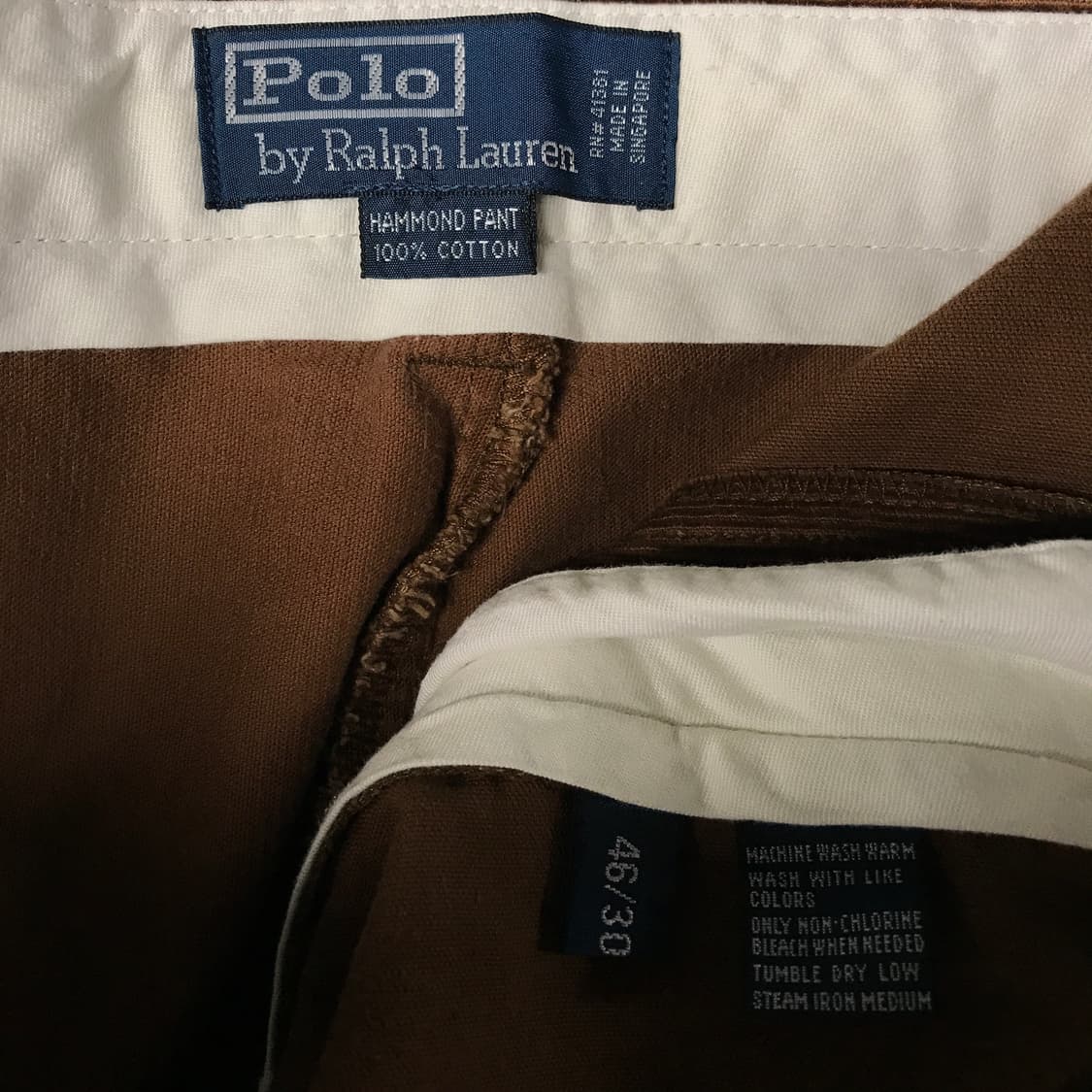 폴로 랄프로렌 코듀로이 팬츠 브라운 46/30 상품이미지5