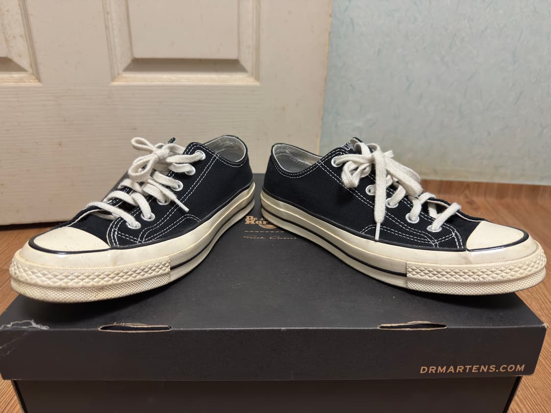 급처)컨버스 척70 로우 블랙 255 상품이미지2