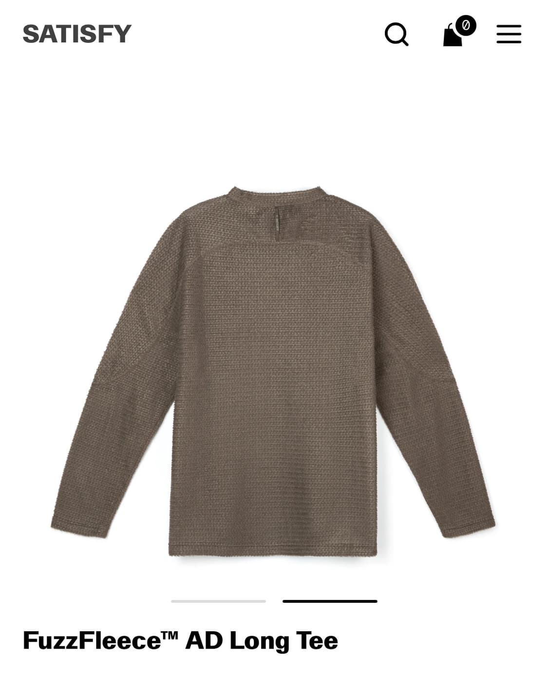 새티스파이 퍼즈플리스 AD 롱티 L (새싱품) 상품이미지5