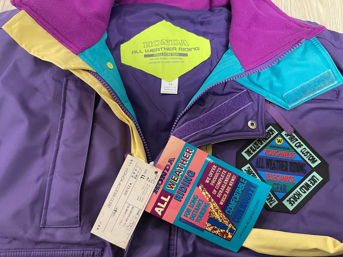 혼다 올 웨더 라이딩 자켓 빈티지 90s Honda 상품이미지2