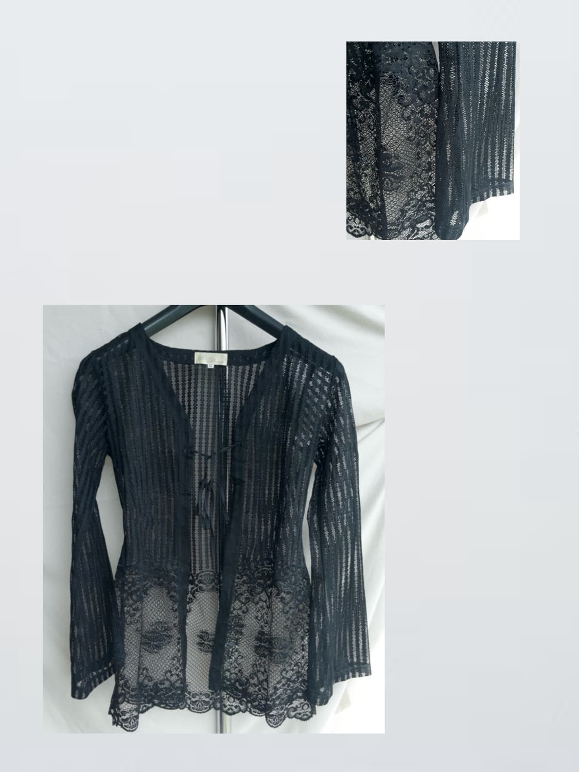 Black Lace Cardigan 블랙 레이스 가디건 상품이미지1