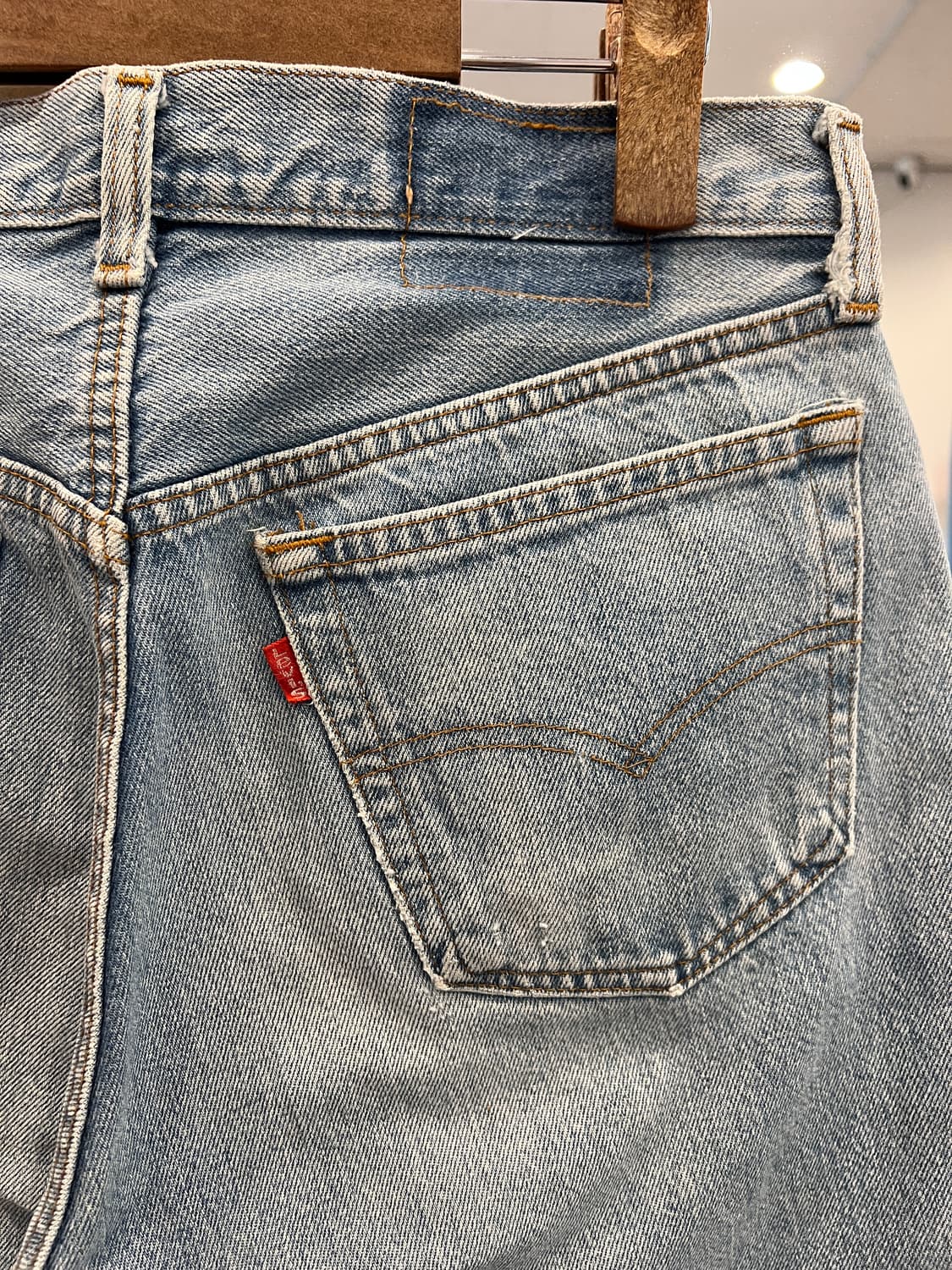 90s Levis 리바이스 빈티지 컷오프 데님 쇼츠 팬츠 (USA) 상품이미지6