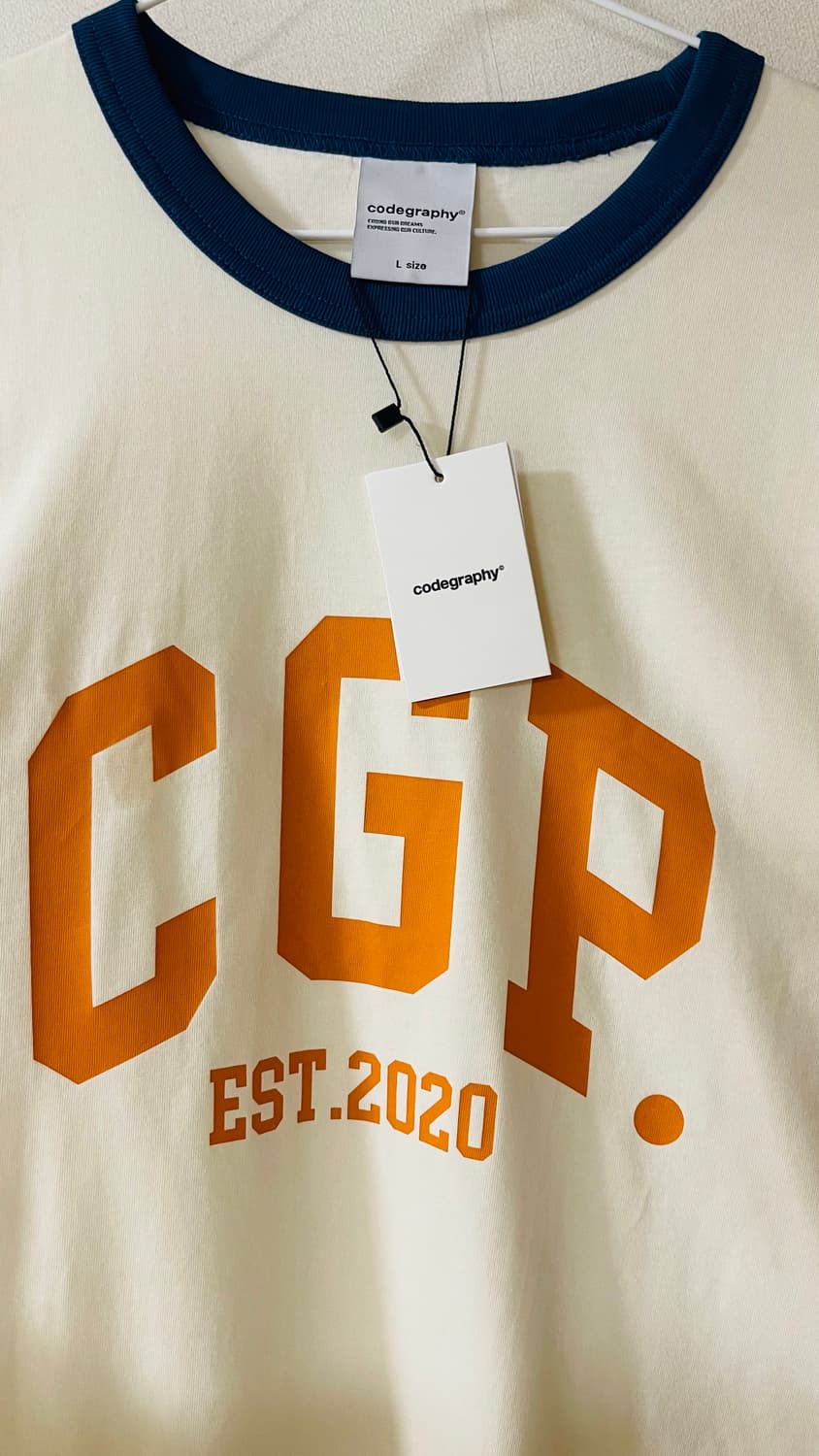 택달린 새상품) CGP 아치 로고 링거 반팔 티셔츠 L (110)  상품이미지6