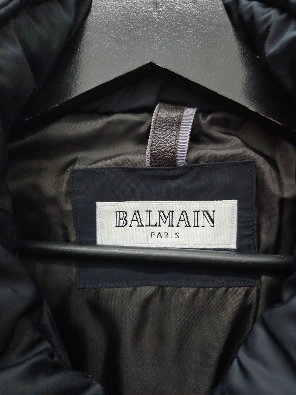 발망 가죽 트리밍 패딩 점퍼 상품이미지3