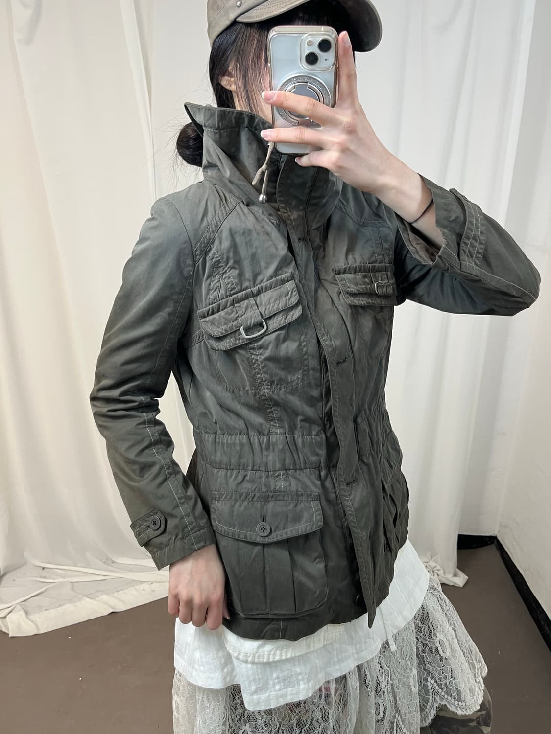 재패니즈 걸 너드 레이어드 셋업 상품이미지4